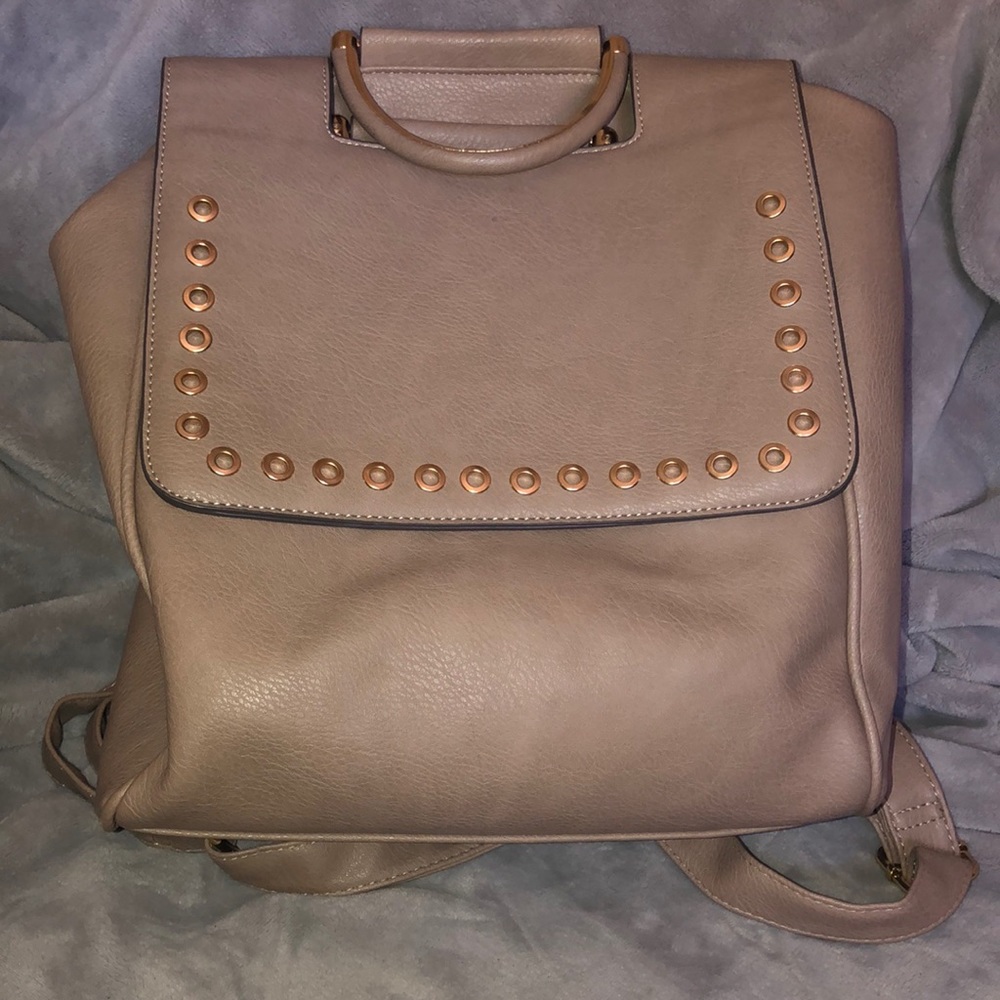 Tan backpack